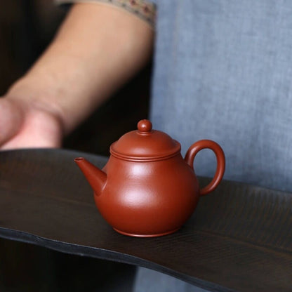 Full Handmade Tea Pot Marked Real Yixing Zisha Zhu Clay Marked Level Pot 150ml