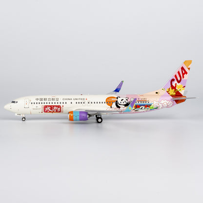 1:200 NGmodels China United Airlines B737-800 Passenger Airplane Diecast Model