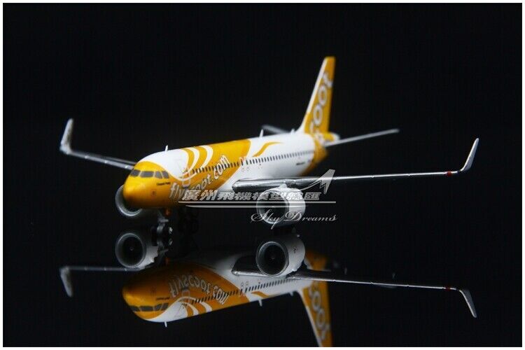 1:400 JC WINGS Flyscoot AIRBUS A320neo Passenger Aircraft Diecast Airplane Model