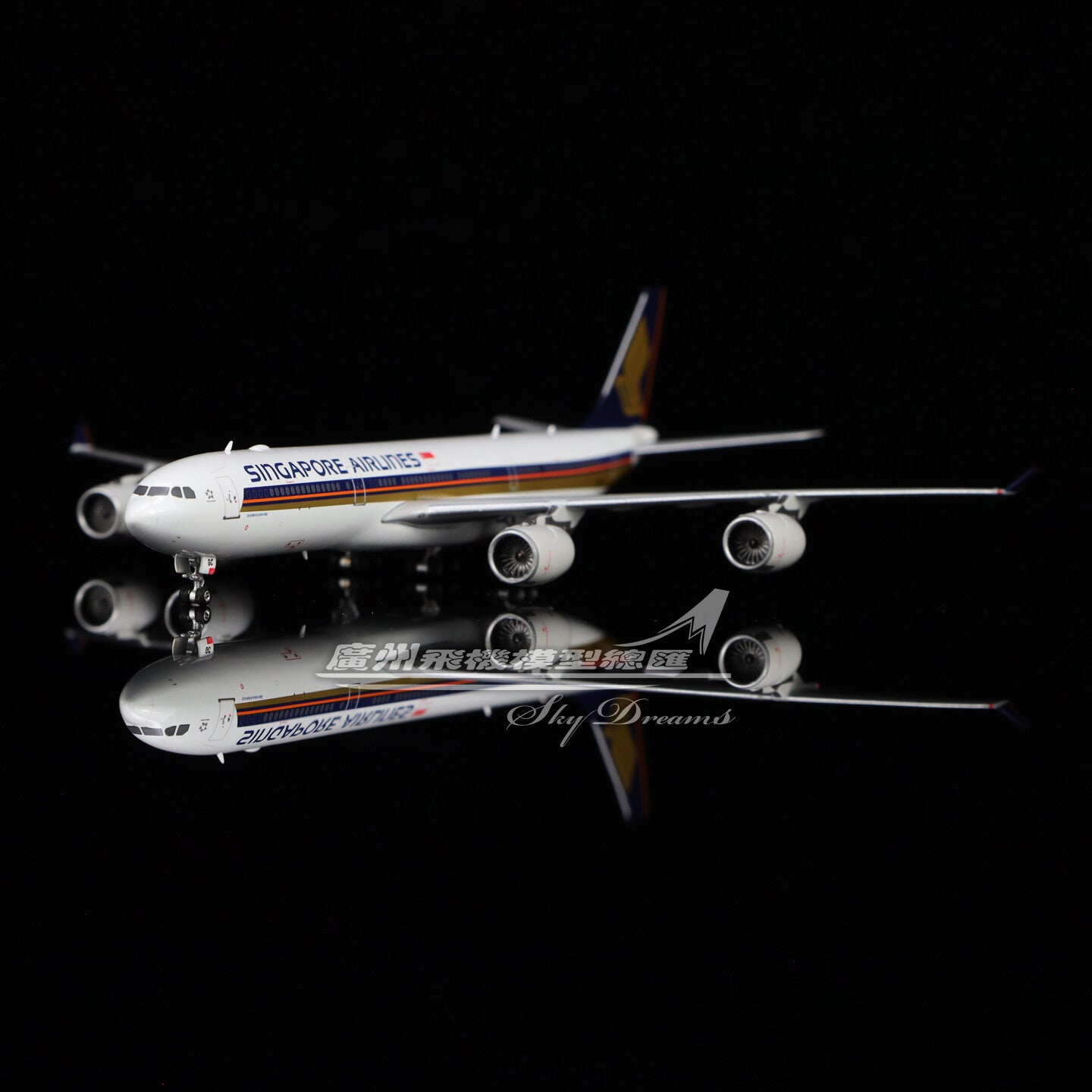 1:400 Phoenix SINGAPORE AIRLINES AIRBUS A340-500 Airplane Diecast Aircraft Model