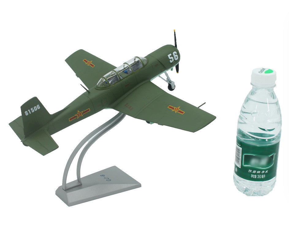 1:32 CHINA CJ-6 Training Plane Fighter Trainer Diecast Military Aircraft Model