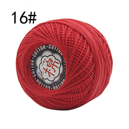 Hot Sale 50g Soft Cotton Thread Yarn Knitting Crochet Lace Embroidery Yarn