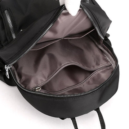 Oxford Backpack Travel Waterproof Nylon School Bag Zipper Tote Shoulder Bags 1PC