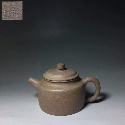 vintage chinese yixing purple clay teapot zisha ceremony carving Collectible art