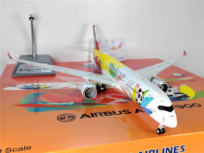 1:200 Aviation SICHUAN AIRLINES AIRBUS A350-900 Passenger Airplane Diecast Model