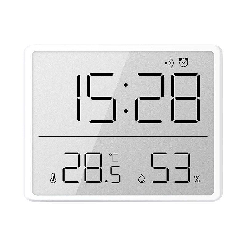 Alarm Clock ABS Plastic Digital Refrigerator Magnetic Multi-Functional LCD Decor