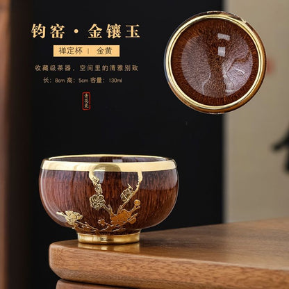 Kiln Transmutation Master Cup Ceramic Tea Cup Single Kung Fu Tea Set Single Cup
