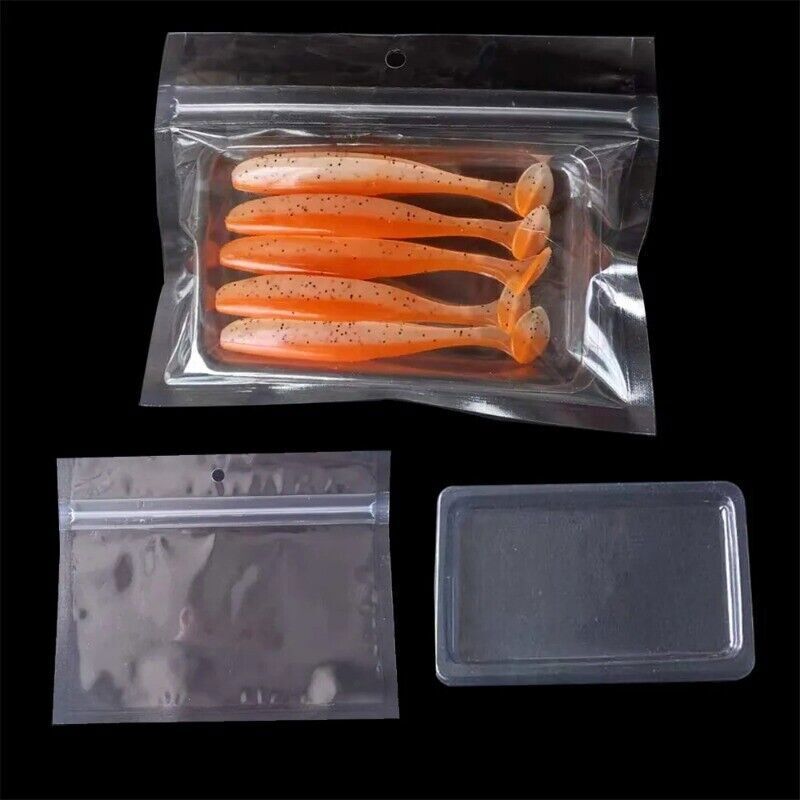 200Pcs/lot 15*12cm 10*8cm Fishing Lure Packing Bag Plastic Bags