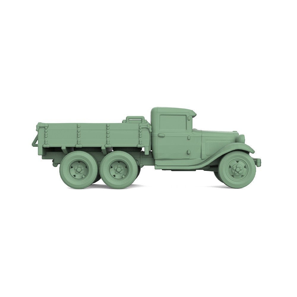 SSMODEL 1/200 1/220 Military Model Kit Soviet GAZ-AAA Anti-Aircraft Truck