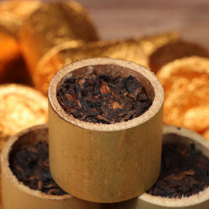 Supreme Bamboo Bingdao Ancient Pu'er Puerh Tea Yunnan Puer Ripe 500g