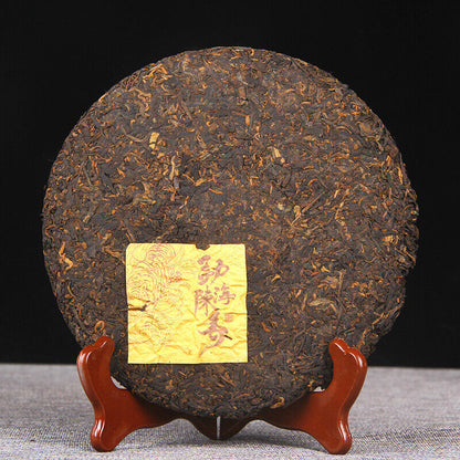 357g Top Premium Menghai Scent of Time Ripe Puer Tea Organic Tea Shu Puerh Tea