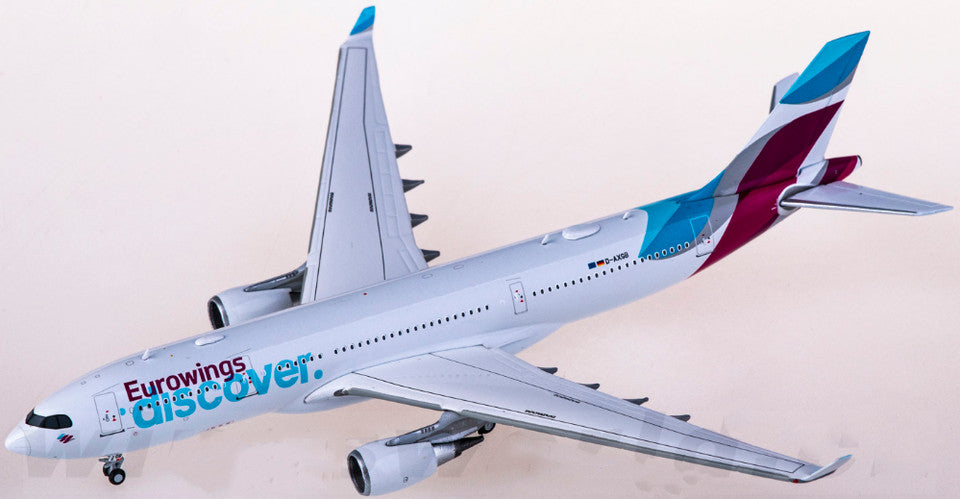 1:400 JC WINGS Eurowings Discover AIRBUS A330-200 Passenger Plane Diecast Model