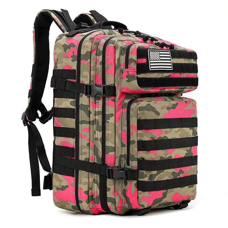 Man Tactical Backpack 50L Military Backpack Bags Outdoor Cycling Hiking Travel