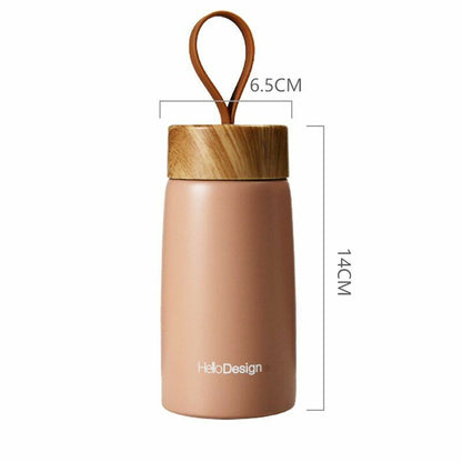 Mini Thermos Bottle Vacuum Flask Insulated Coffee Stainless Steel Travel Mug Cup