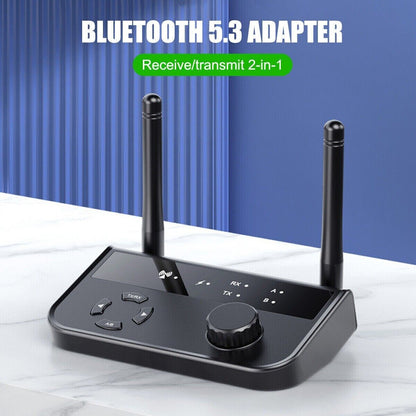 Transmisor y Receptor Bluetooth, Kit de Adaptador Audio estéreo inalámbrico 5.3