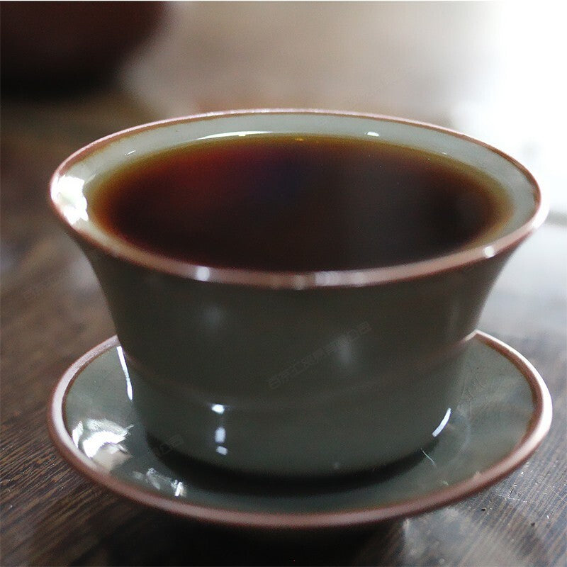 2006 Menghai BOYOU Puer Cake Tea 0508M Qizi Pu'er Tea Ripe Pu-erh Aged Old 357g