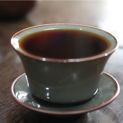 2006 Menghai BOYOU Puer Cake Tea 0508M Qizi Pu'er Tea Ripe Pu-erh Aged Old 357g