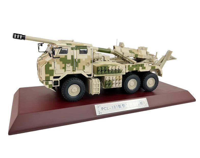 1:32 34CM PCL-181 155MM Vehicle Mounted Howitzer Launcher Truck Diecast Model