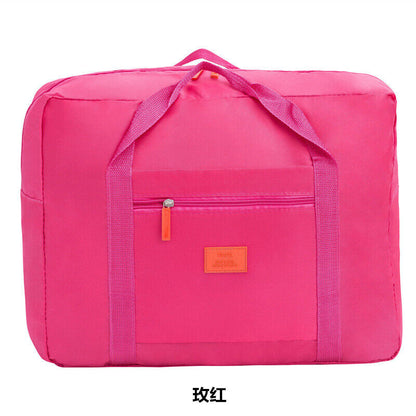 Large Capacity Travel Bags Folding Waterproof Durable Handbag Solid Color Unisex