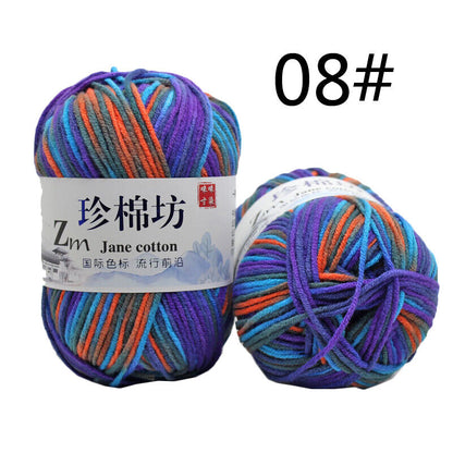 Hot Sale 50g Soft Crochet Yarn DIY Hand Milk Baby Cotton Knitting Wool Yarn