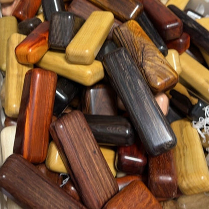 Imperfect Wooden Hand Grips 5-Pack Random Color Size 4-10cm