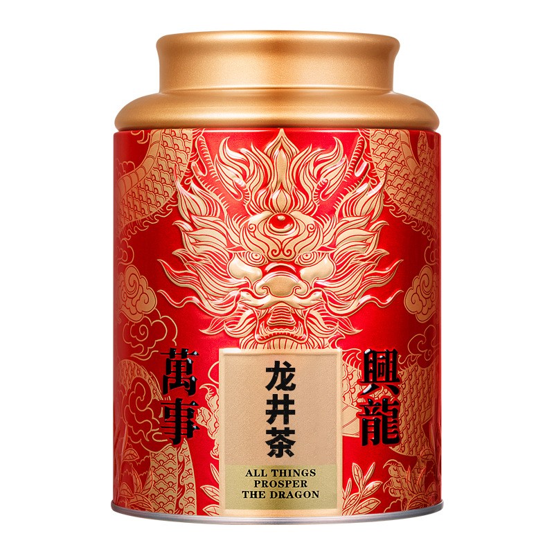 250g Authentic Hangzhou Yuqian Longjing Strong Aroma Type Green Tea Canned Tea