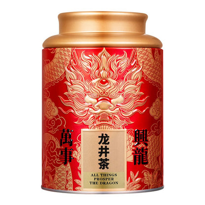 250g Authentic Hangzhou Yuqian Longjing Strong Aroma Type Green Tea Canned Tea