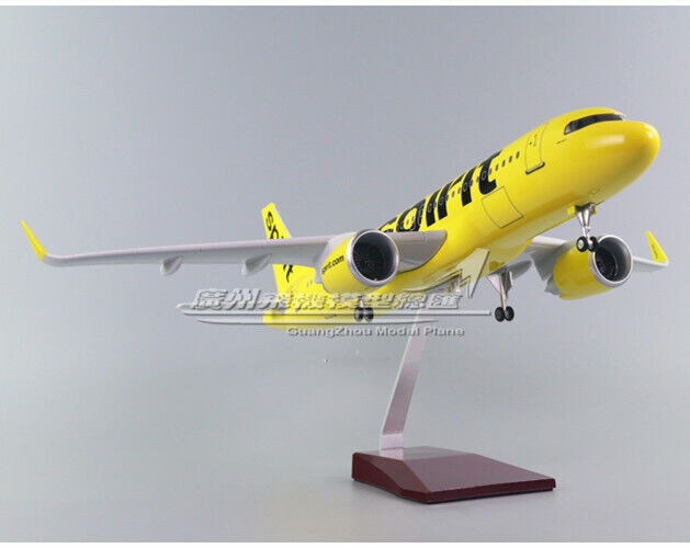 47CM 1:80 Spirit AIRBUS A320neo Passenger Airplane Landing gears Resin Model