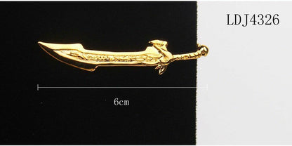 Men Tie Clips Classic Fashion Copper Enamel Creative Business Collar Ties Clasps