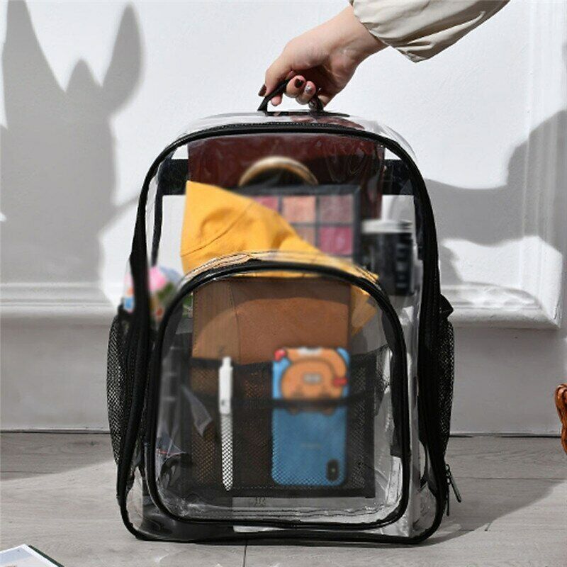 Women Backpack Transparent Versatile Student Bag Spring New School Bag Girl Gift
