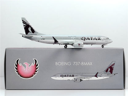 1:400 Phoenix QATAR BOEING B737MAX8 Airplane Diecast Aircraft Plane Model