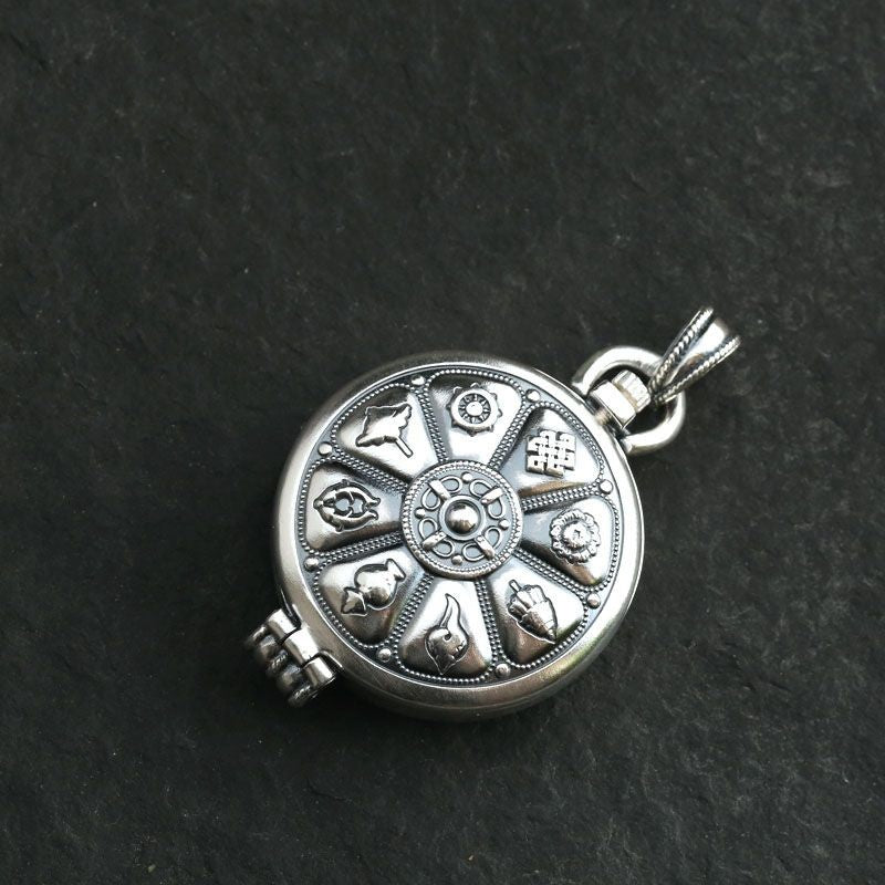 Tibetan Ghau Box Pendant Ethnic Style Amulet Necklace Jewelry For Men And Women