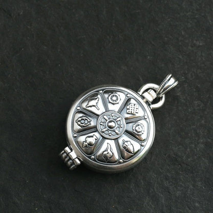 Tibetan Ghau Box Pendant Ethnic Style Amulet Necklace Jewelry For Men And Women