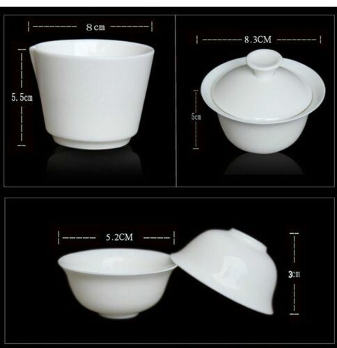 11pcs Chinese Ceramic Travel Kung Fu Tea Set Portable Teacup Set Tea Ceremony