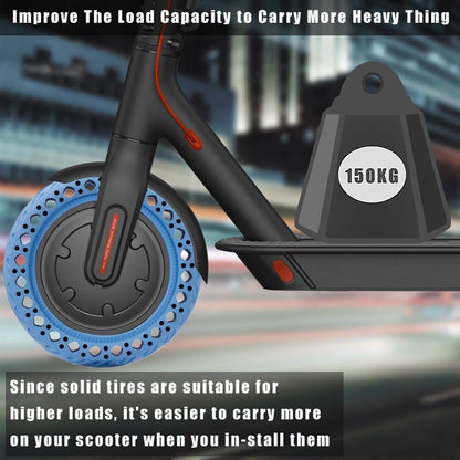 8.5" Rubber Solid Yellow Tire Electric Scooter Shock Absorber Damping Tubeless