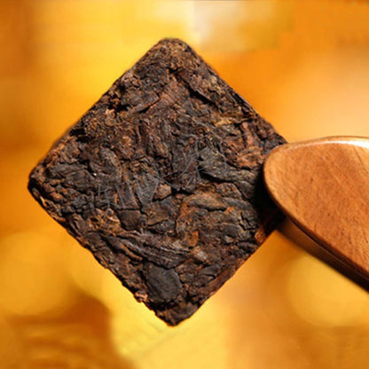 Ripe Pu Erh Tea Brick Cooked Pu Erh Black Tea Yunnan Tin Box 250g