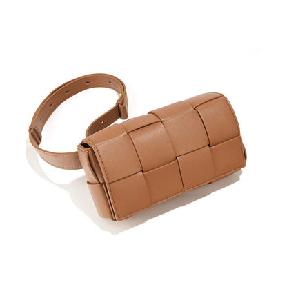 Bags Women Bag Weave Waist Belt Bag 2023 Trend Chest Pouch Female Bag