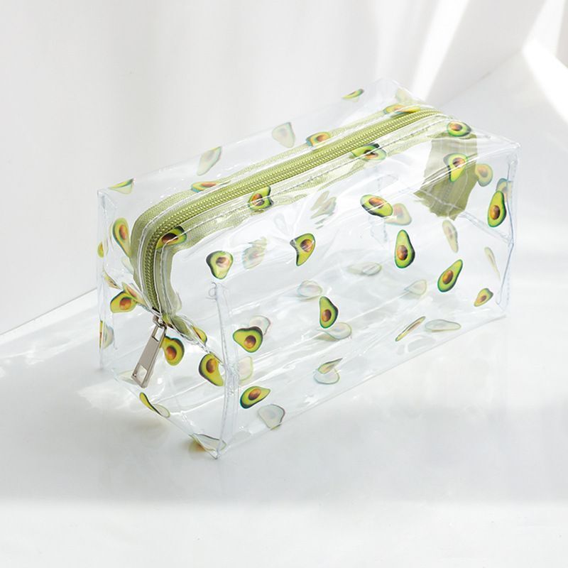 Clear Cosmetic Bag PVC Transparent Makeup Bag Waterproof Case Zipper Travel Bags