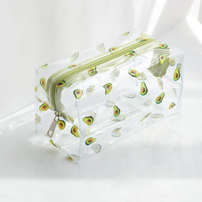 Clear Cosmetic Bag PVC Transparent Makeup Bag Waterproof Case Zipper Travel Bags