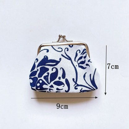 Women National Wallet Card Coin Money Purses Hasp Printing Creative Bags Vintage