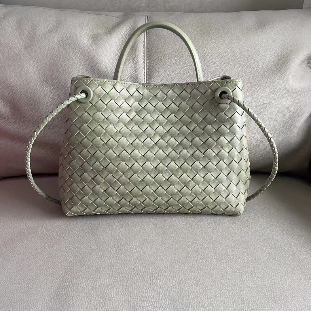Rope Buckle Braided Tote Bag One Shoulder Portable Cross-body Women's Bag