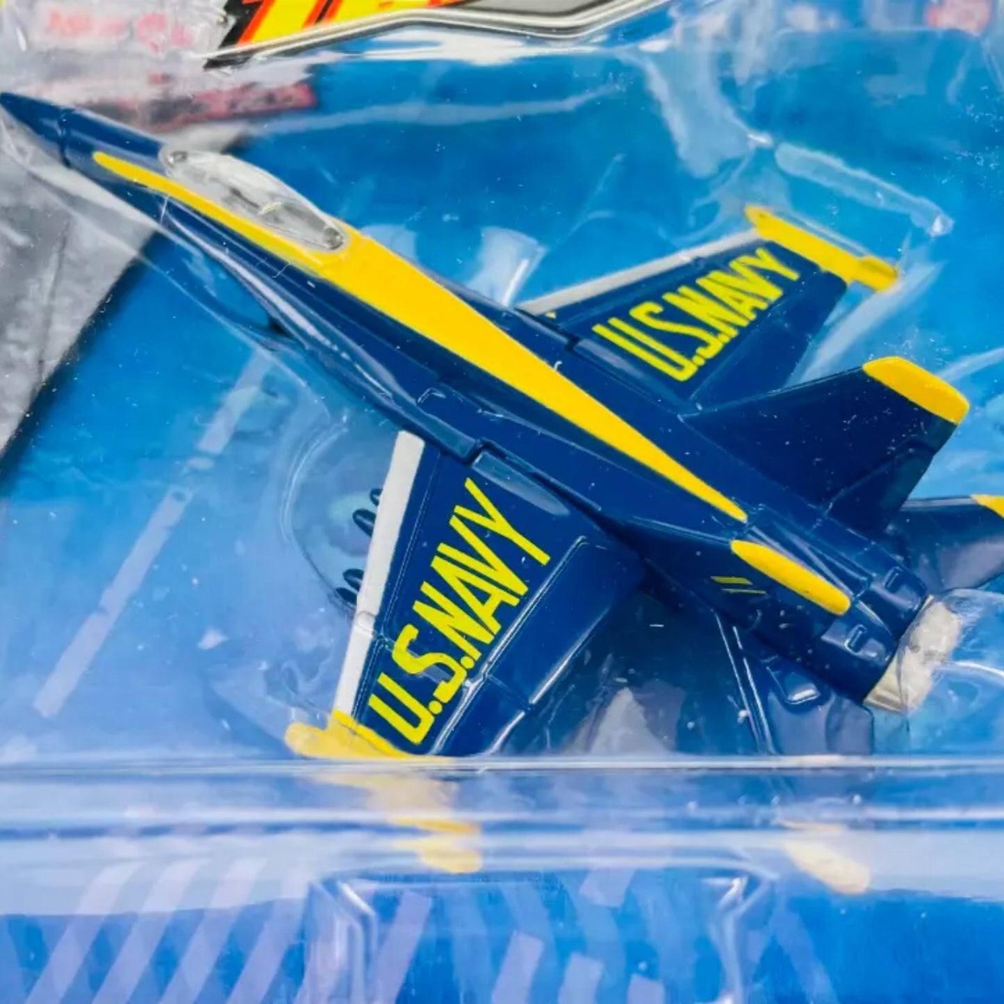 Alloy 1:64 Navy Blue Angels F/A-18 Hornet Fighter Jet Die Cast Model Toy