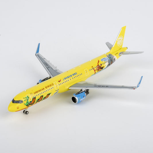 1:400 NGmodels Juneyao Airlines Airbus A321 B-9957 Airplane Diecast Plane Model