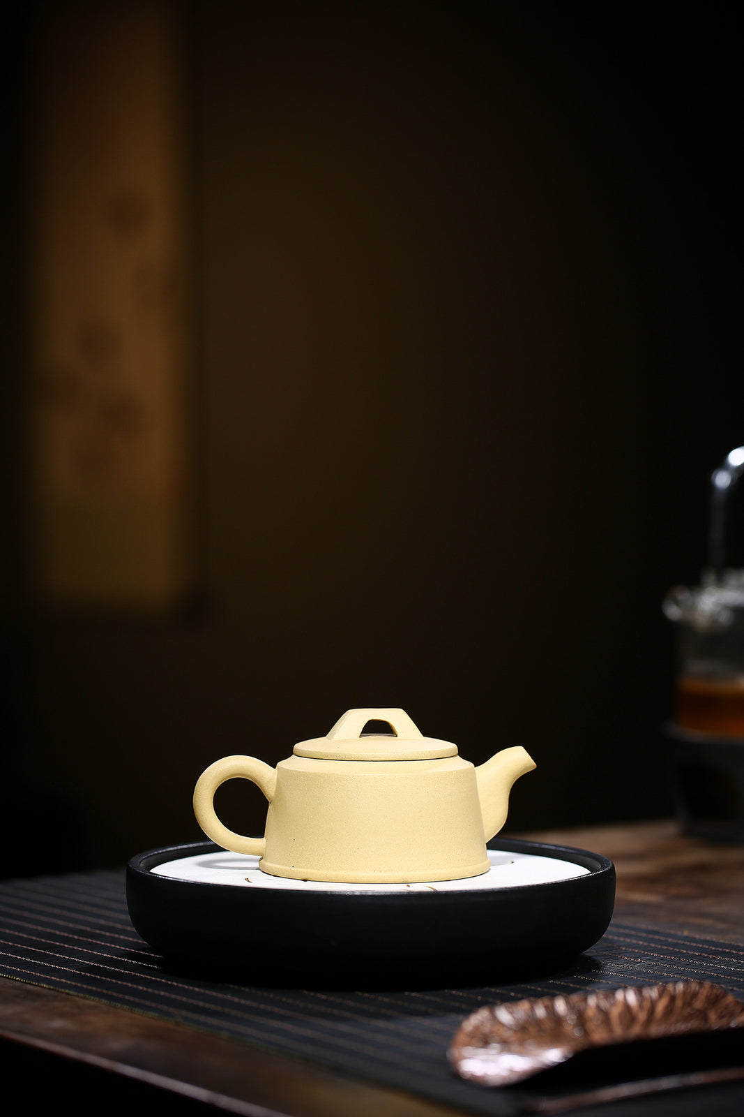 Collect Chinese Yixing Zisha Pottery Duan Clay 200ML 10 Hole Prune TreeTeapot