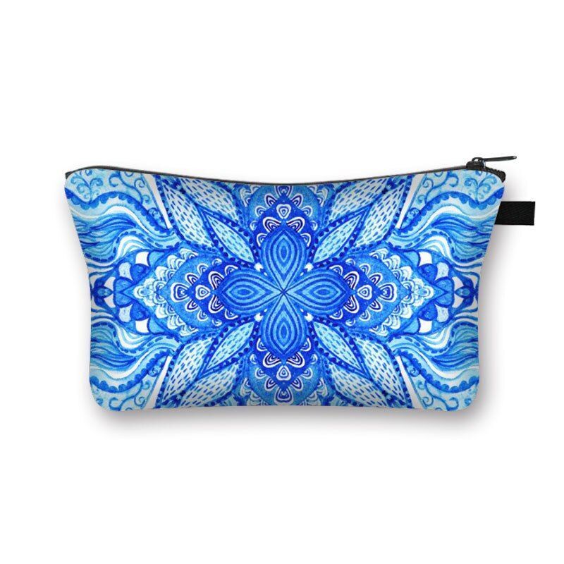 Bohemian Print Cosmetic Bag Fashion Travel Lipstick Toiletry Bag Shopping Purse