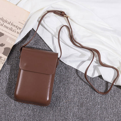 Messenger Bag Saddle Flap Shoulder Bag Small PU Leather Crossbody Bags Women