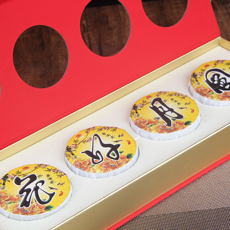 480g Huahaoyueyuan Pu'er Tea Gift Tea Top-Grade Thin Sliced Pu'er Tea Cake