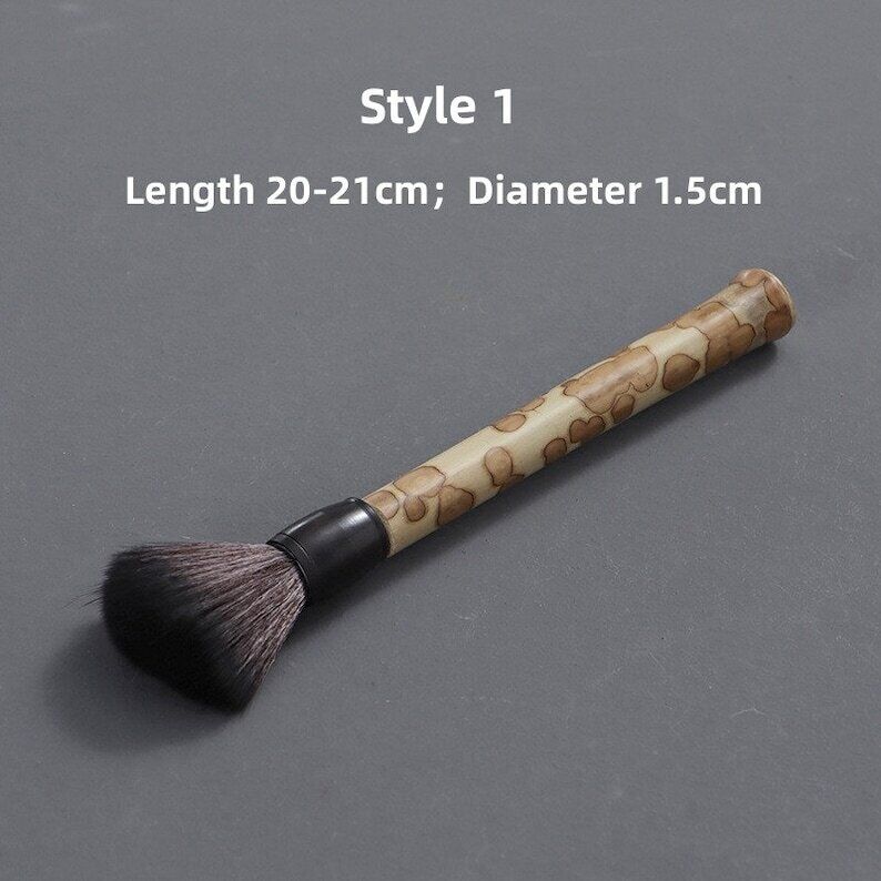 Natural Bamboo Tea Brush|Tea Accessories|Pot Brush|Tea Pet Brush