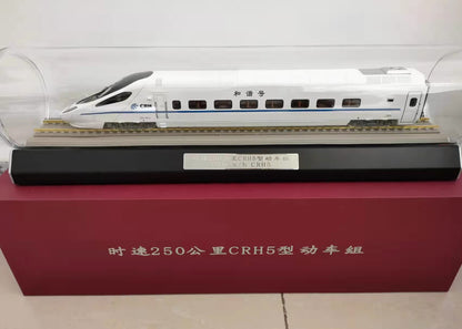 1:87 HEXIE 250km/h CRH5 EMU Electric Multiple Unit Passenger Car Diecast Model