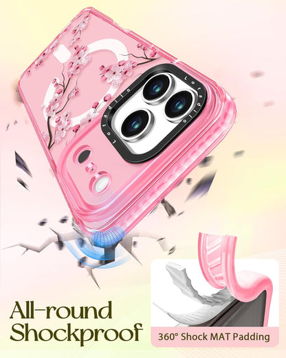 Case for Iphone 17 Pro Max Case Compatible with Magsafe Ring Holder Stand - for